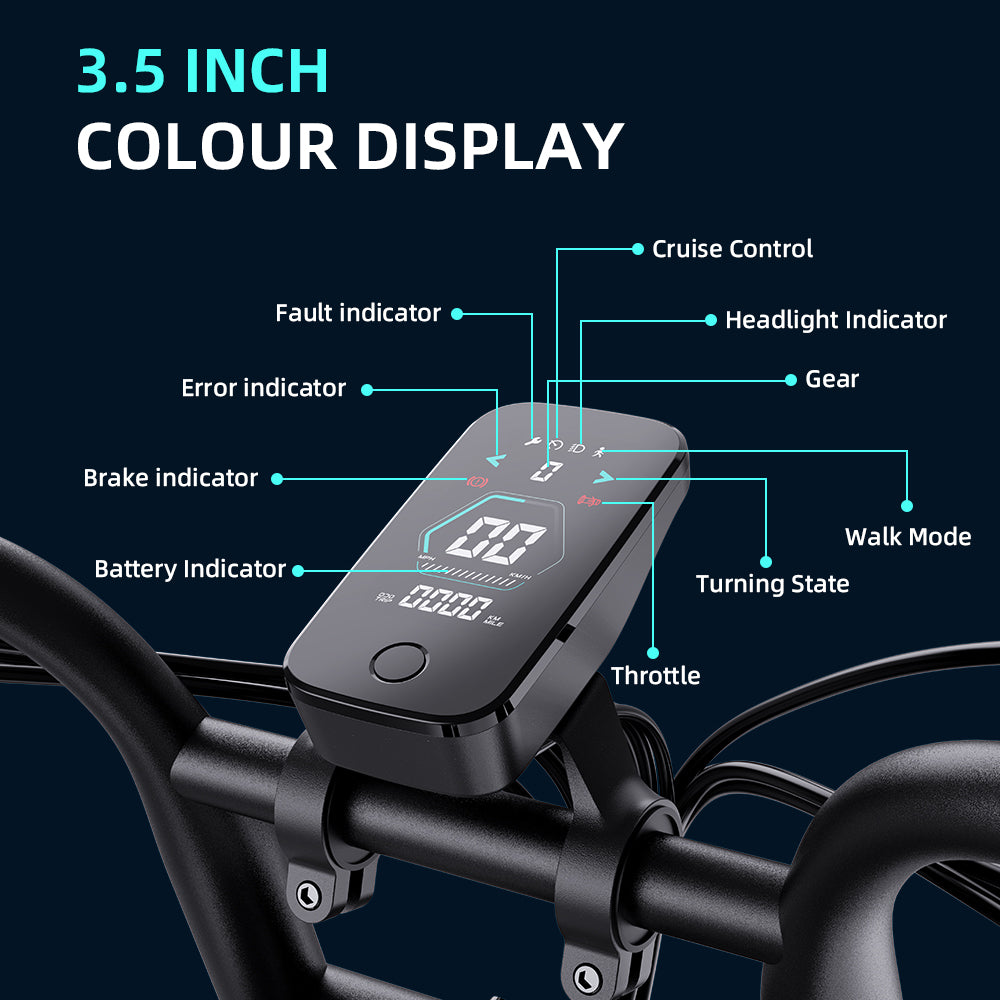 Vélo électrique GUNAI-Y pour adultes 20x4 GUNAI-Y Electric Bike for Adults 20x4