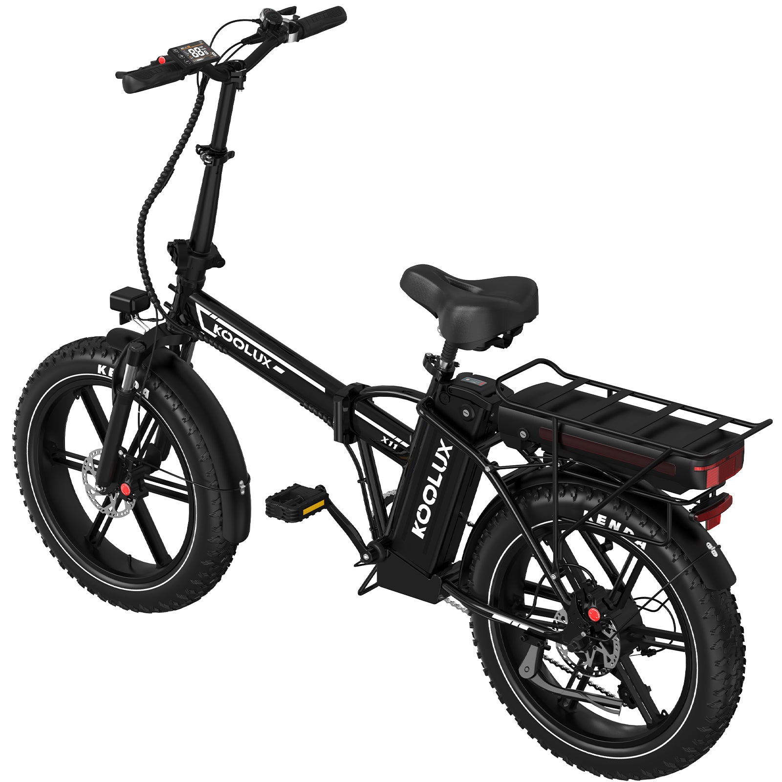 KOOLUX X11S - 20 KOOLUX X11 Fat Tyre Dual Battery 23.4Ah E-bike 28Mph top Speed with 500W Motor - Electric Maxx
