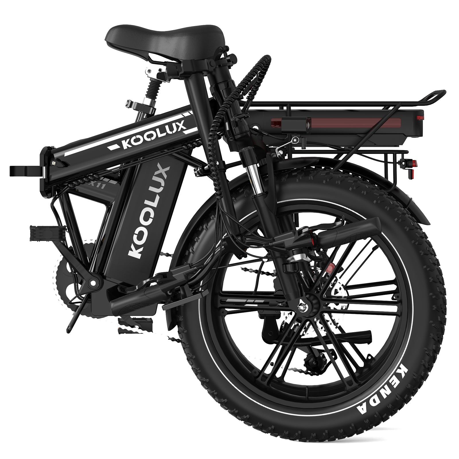 KOOLUX X11S - 20 KOOLUX X11 Fat Tyre Dual Battery 23.4Ah E-bike 28Mph top Speed with 500W Motor - Electric Maxx