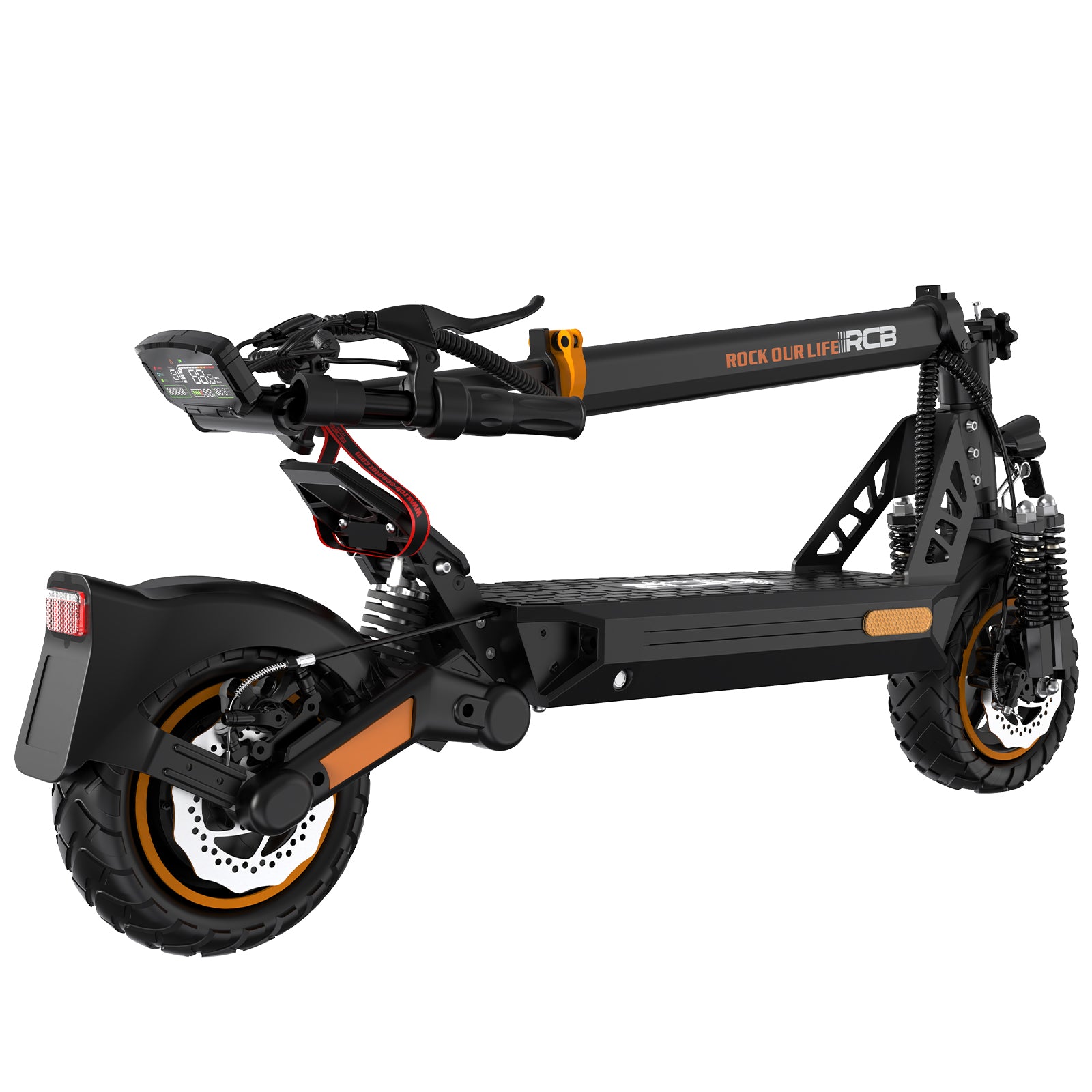 Trottinette électrique pour adultes D5 PRO, autonomie de 110 km, batterie 27 Ah, moteur 500 W, contrôle par application, double suspension et double freins à disque, trottinette électrique pliable D5 PRO Adults Electric Scooter, 110KM Range, 27Ah Battery, 500W Motor, APP Control, Dual Suspension & Dual Disc Brakes, Foldable Electric Scooter - Electric Maxx