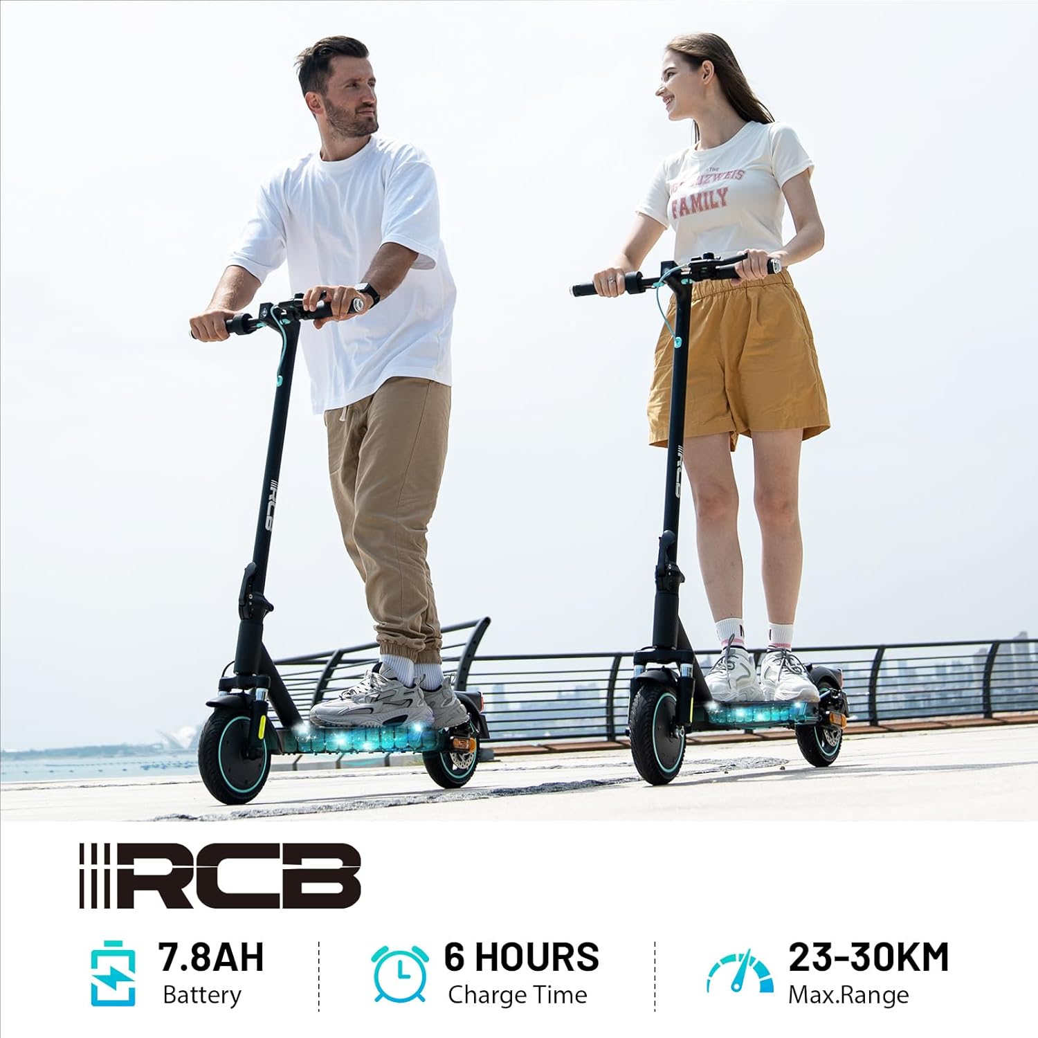 Electric Scooter, Max 15mph, 350W Motor, 8.5'' Solid Tyres, APP Control, 3 Speed Modes, Double Brake, Double Shock Absorbers Electric Scooter, Max 15mph, 350W Motor, 8.5'' Solid Tyres, APP Control, 3 Speed Modes, Double Brake, Double Shock Absorbers - Electric Maxx