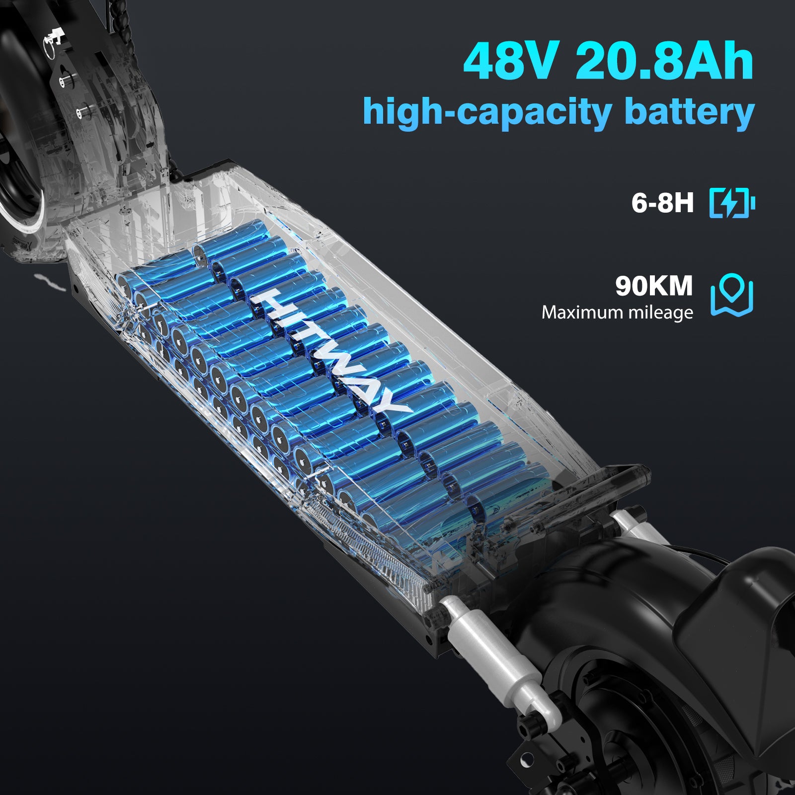 Electric Scooter Adult 10 Inch 500W Motor 20.8Ah Battery 3 Speed Modes, Maximum Speed 25KM/H, Tubeless Tyre, Turn Signals, APP Electric Scooter Adult 10 Inch 500W Motor 20.8Ah Battery 3 Speed Modes, Maximum Speed 25KM/H, Tubeless Tyre, Turn Signals, APP - Electric Maxx