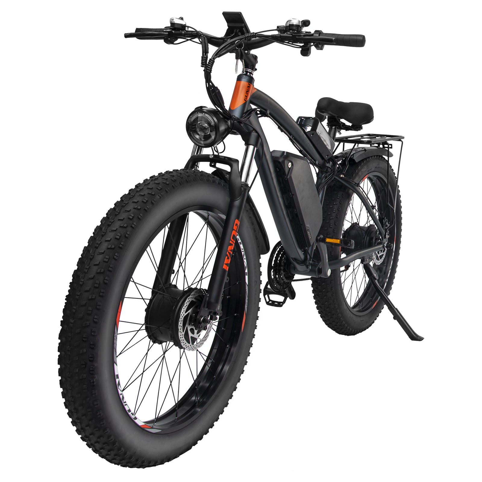 GN88 Electric Mountain Bike for Adults, Dual Motor 2000W with 48V 22Ah Battery, 26x4 GN88 Electric Mountain Bike for Adults, Dual Motor 2000W with 48V 22Ah Battery, 26x4