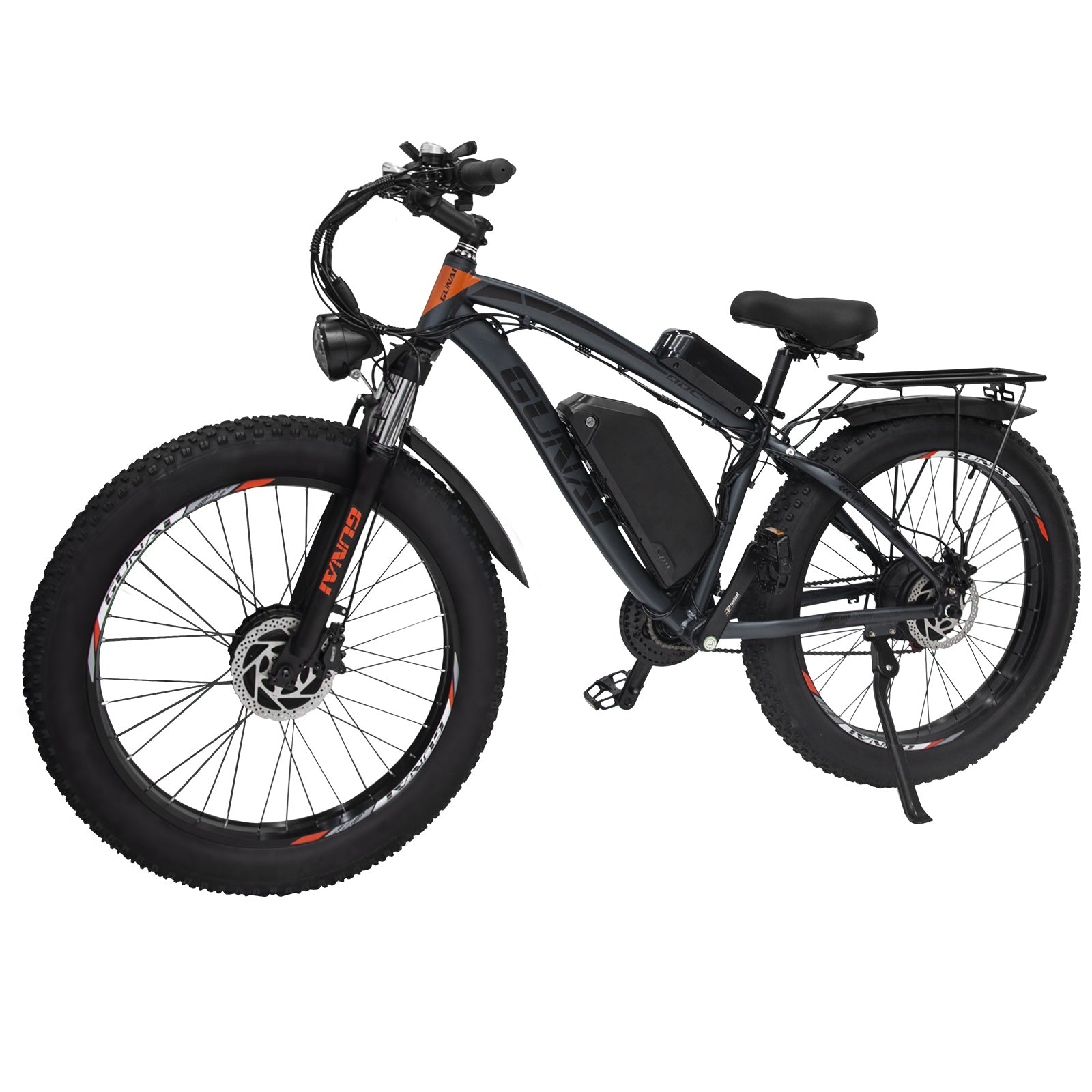 GN88 Electric Mountain Bike for Adults, Dual Motor 2000W with 48V 22Ah Battery, 26x4 GN88 Electric Mountain Bike for Adults, Dual Motor 2000W with 48V 22Ah Battery, 26x4