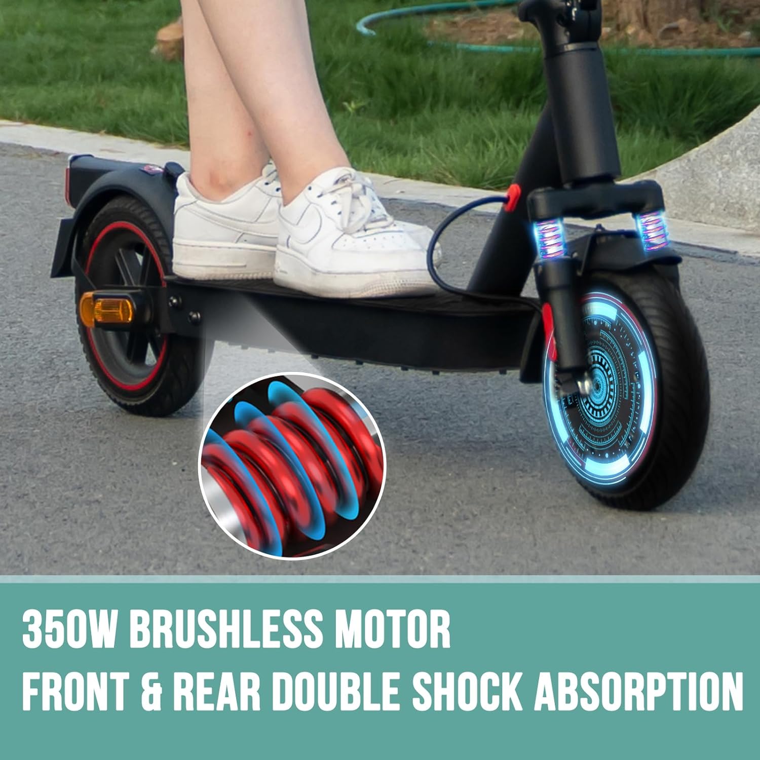 Trottinette électrique pour adultes EV85F, 8,5 pouces, moteur 350 W, batterie 7,8 Ah EV85F Electric Scooter Adults, 8.5'' E-Scooter - APP, 350W Motor, 7.8Ah Battery - Electric Maxx