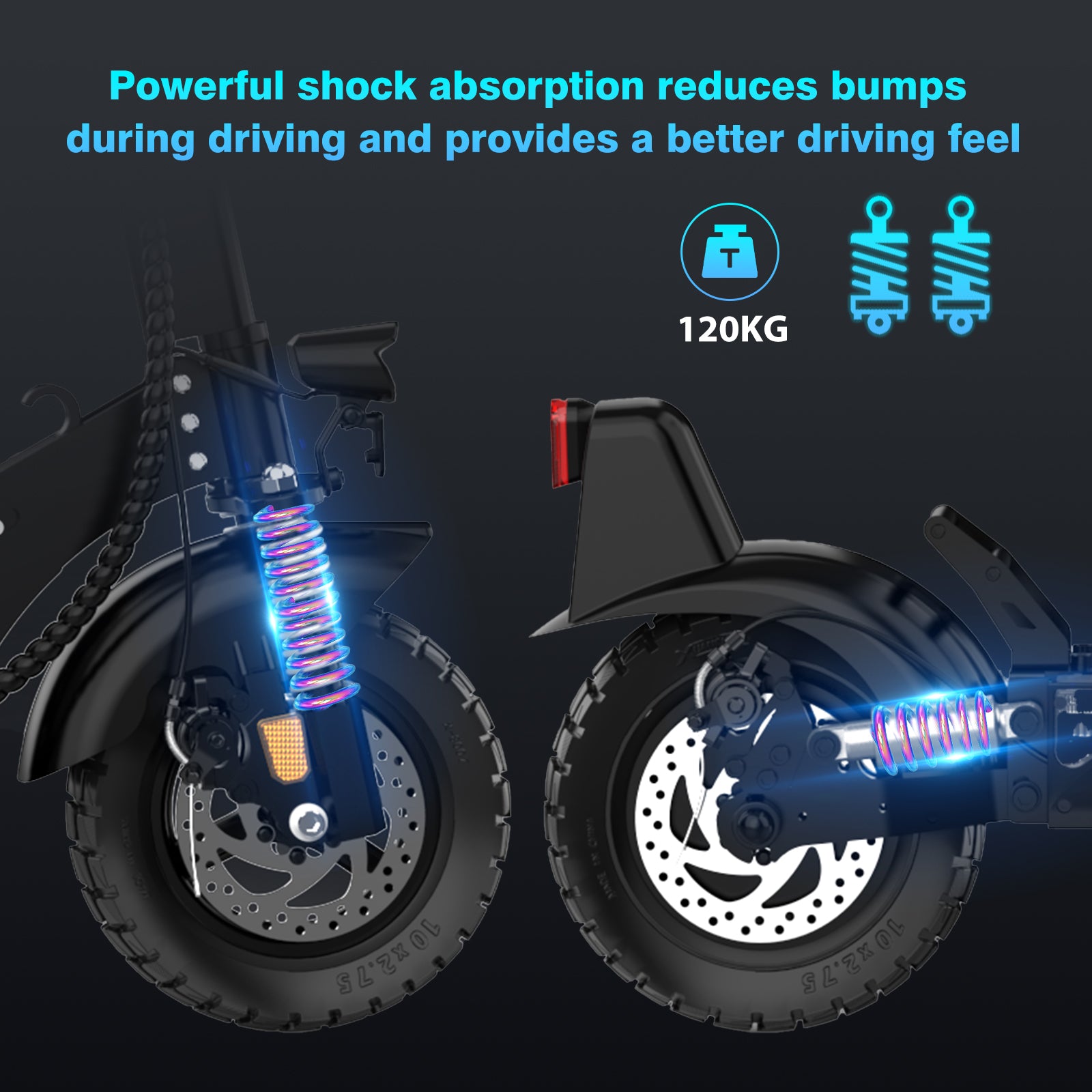 Electric Scooter Adult 10 Inch 500W Motor 20.8Ah Battery 3 Speed Modes, Maximum Speed 25KM/H, Tubeless Tyre, Turn Signals, APP Electric Scooter Adult 10 Inch 500W Motor 20.8Ah Battery 3 Speed Modes, Maximum Speed 25KM/H, Tubeless Tyre, Turn Signals, APP - Electric Maxx