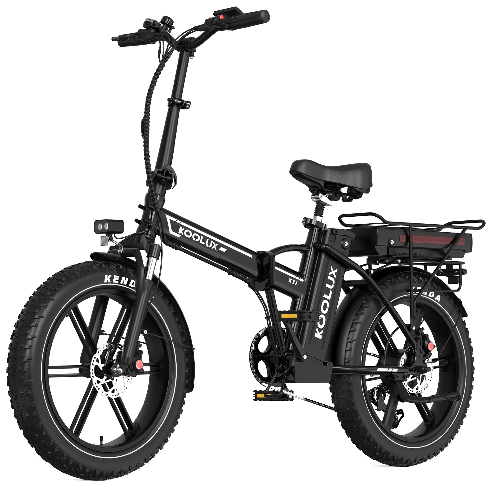 KOOLUX X11S - 20 KOOLUX X11 Fat Tyre Dual Battery 23.4Ah E-bike 28Mph top Speed with 500W Motor - Electric Maxx