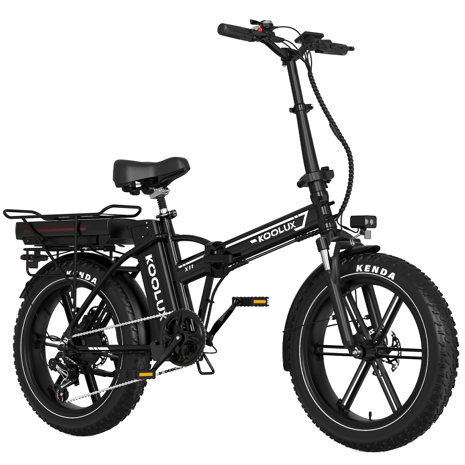 KOOLUX X11S - 20 KOOLUX X11 Fat Tyre Dual Battery 23.4Ah E-bike 28Mph top Speed with 500W Motor - Electric Maxx