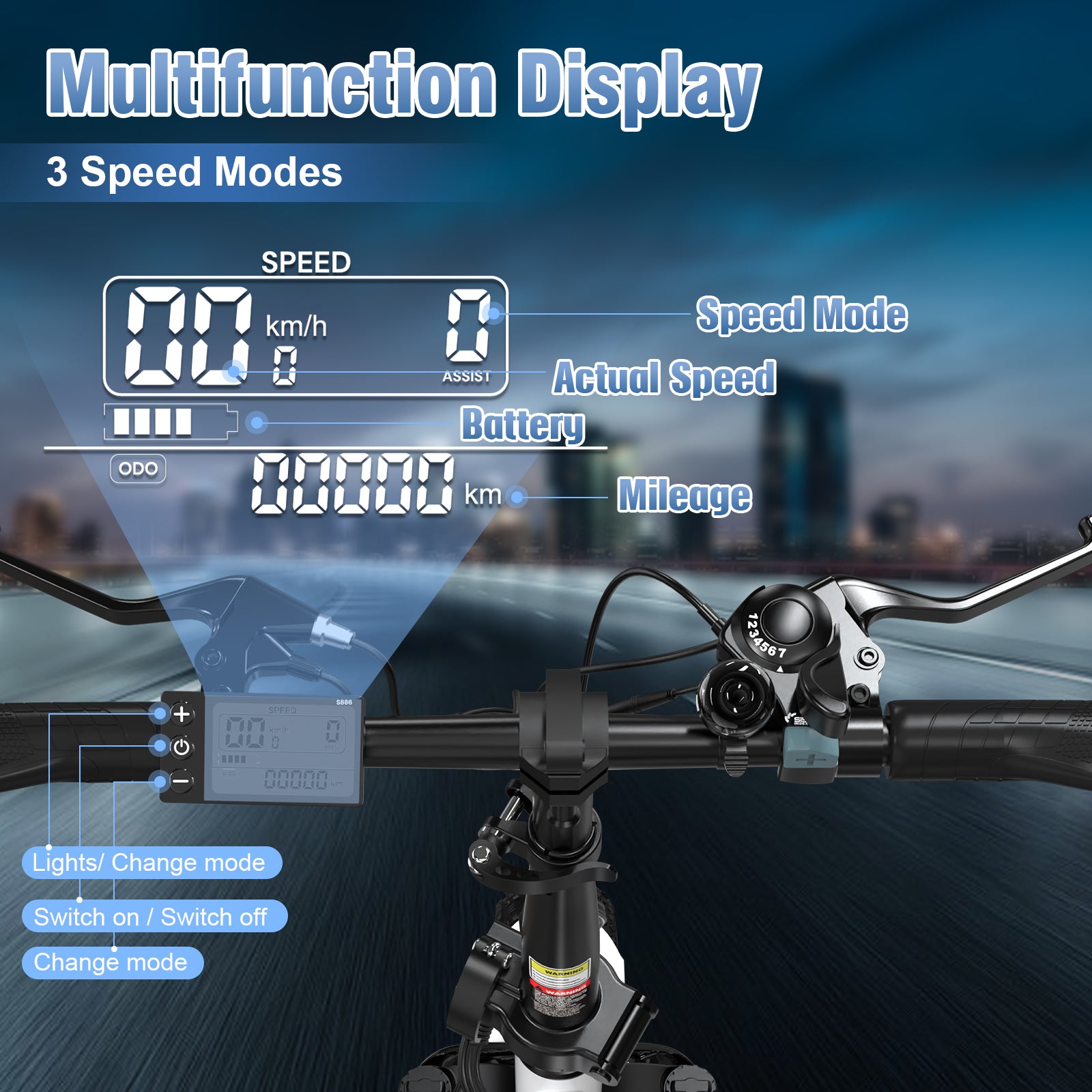 Vélo électrique pliable BK6S - Roue de 20 BK6S Folding Electric Bike - 20