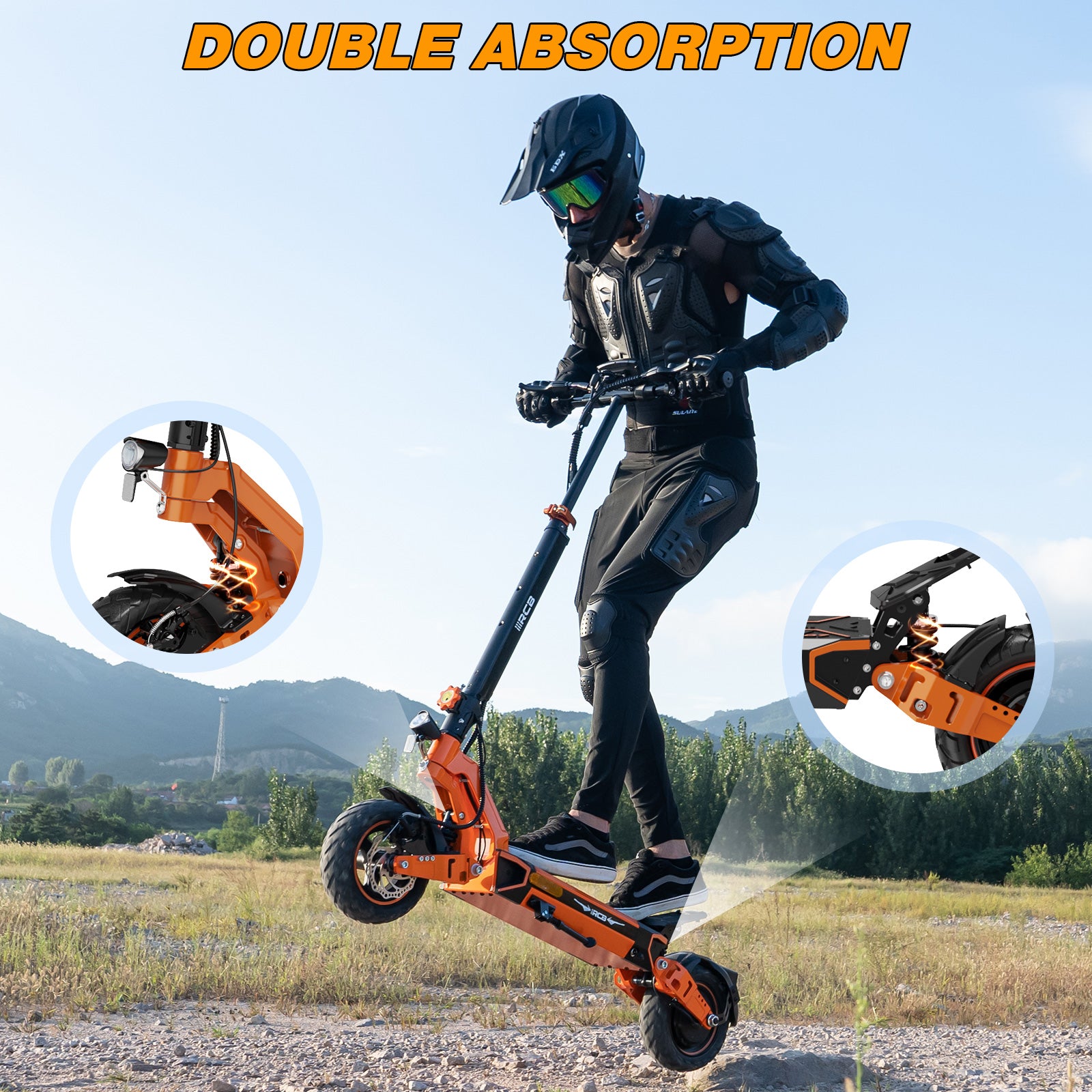 D7 Electric Scooter, 27Ah 100KM MAX. 25 km/h, 500W Motor, 10 D7 Electric Scooter, 20.8Ah or 27Ah/90-100KM, MAX. 25 km/h, 500W Motor, 10