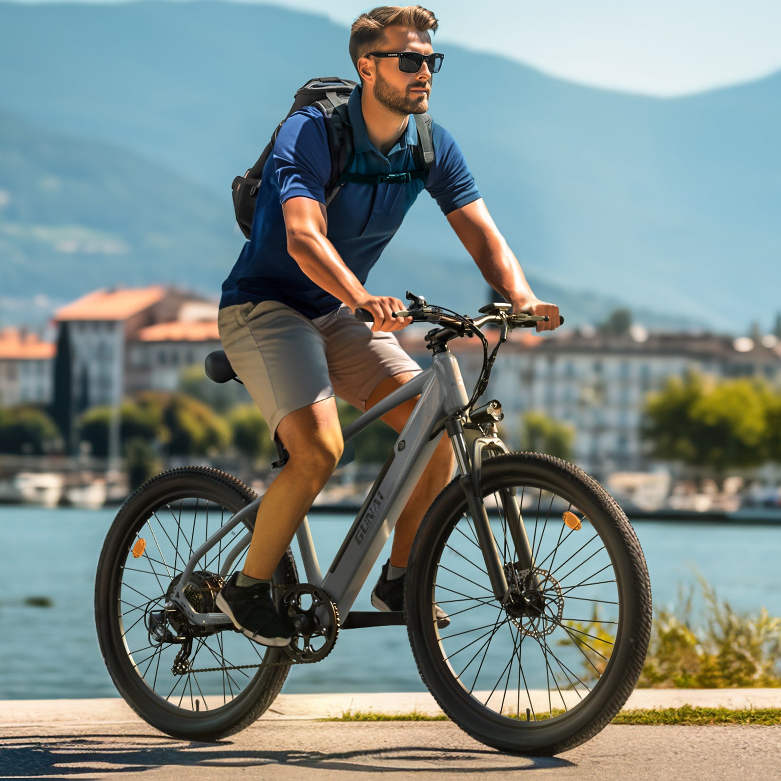 Vélo électrique GN27 pour adulte, vélo de montagne avec pneus de 27,5 pouces et moteur Bafang de 750 W et batterie de 48 V 10,4 Ah GN27 Electric Bike for Adult, 27.5Inch Tyre Mountain Ebike with 750Watt Bafang Motor and 48V 10.4AH Battery - Electric Maxx