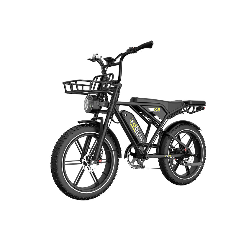 KOOLUX X9 Single or Dual Battery up to 31.2Ah - Fat Tyre with Additional Seat and Top Speed of 31MPH KOOLUX X9 Single or Dual Battery up to 31.2Ah - Fat Tyre with Additional Seat and Top Speed of 31MPH