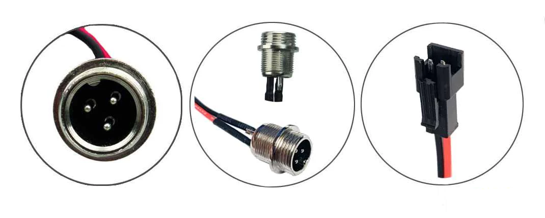 Prise de charge pour hoverboard - 2 broches (type 2) Hoverboard Charging Socket - 2 Pin (Type 2) - Electric Maxx