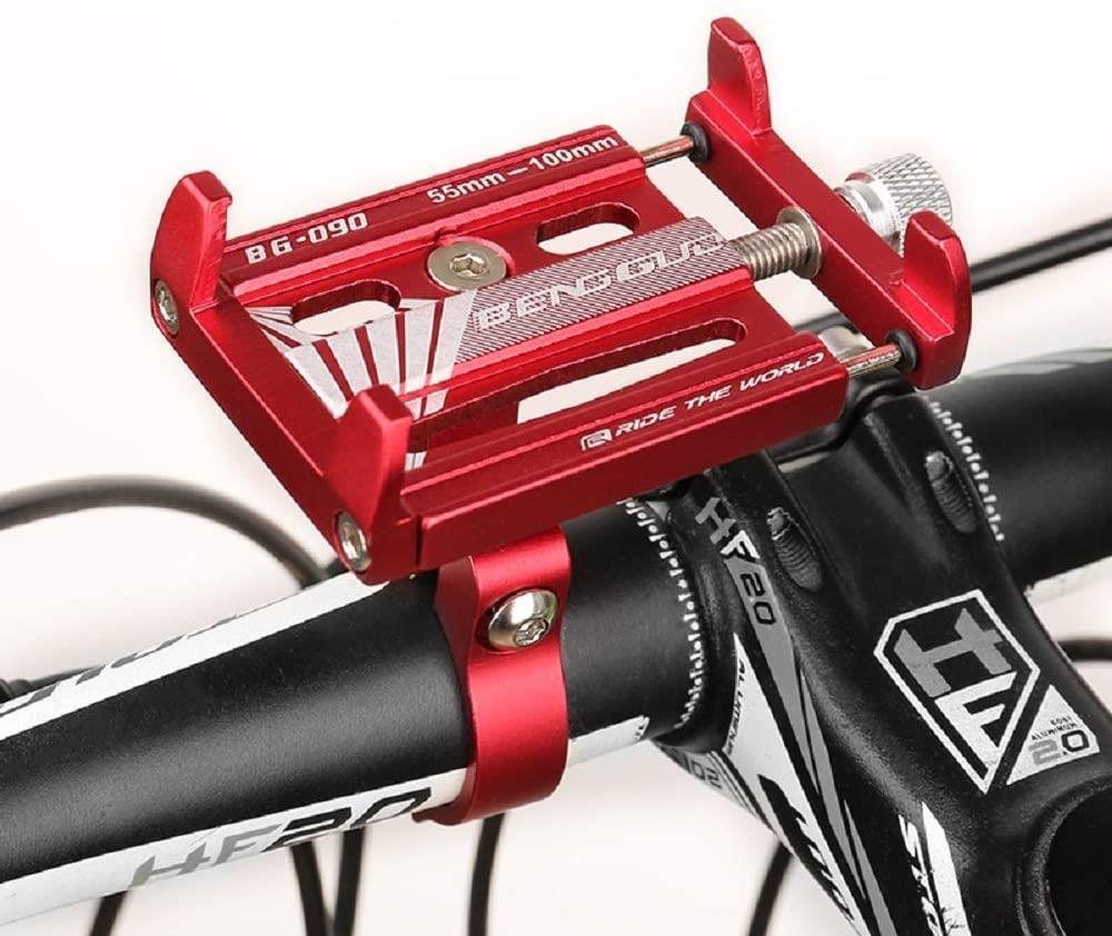 Aluminium Phone Holder for Electric Scooter & Bicycle - RED Aluminium Phone Holder for Electric Scooter & Bicycle - RED - Electric Maxx