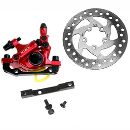 Xiaomi M365 - STD & PRO - Xtech Upgrade Kit - Brake Caliper, 120mm Disc + Pads (RED) Upgrade Part - Electric Maxx