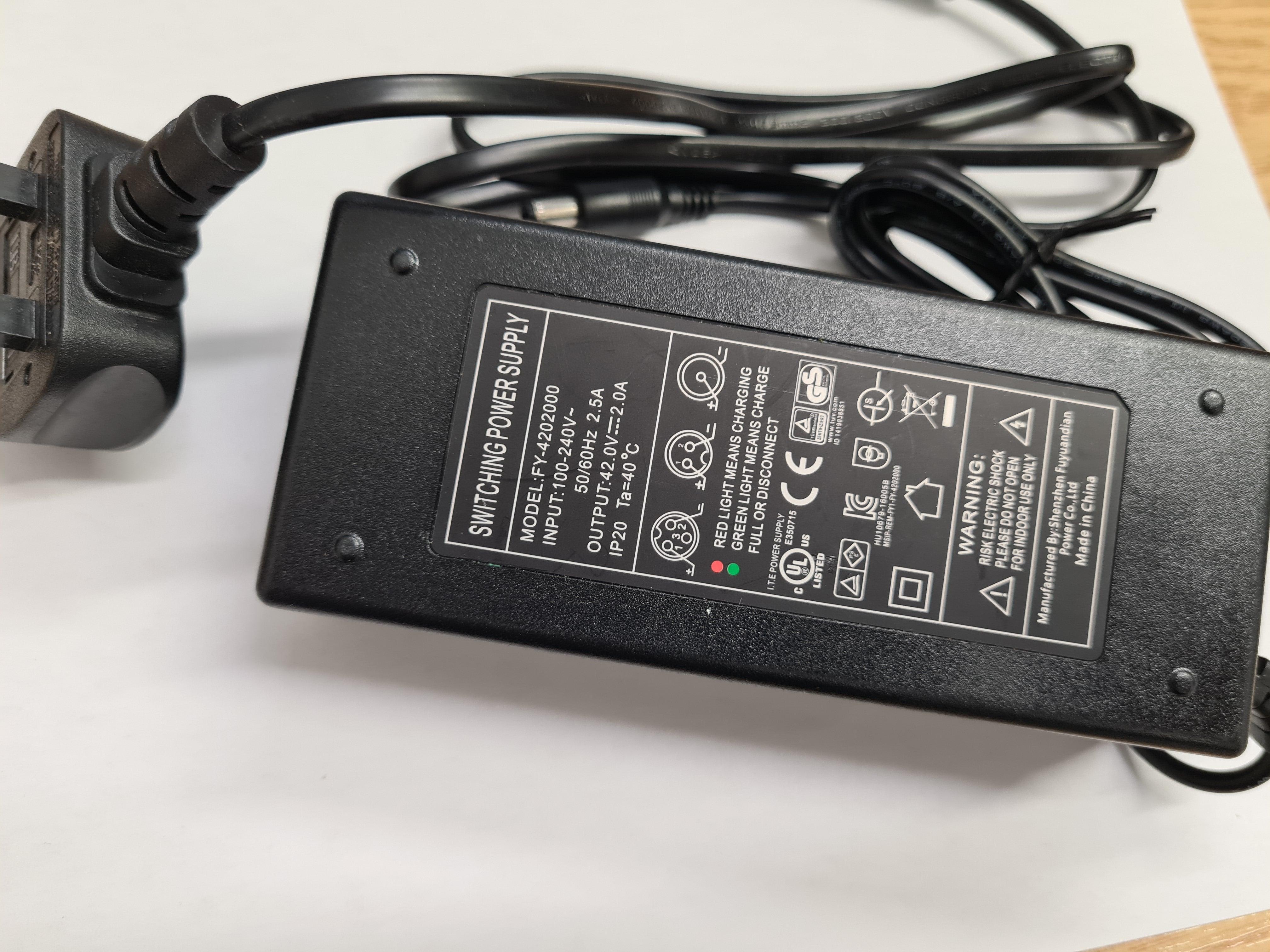 Genuine Battery Charger for SILI Ryder, Ryder Pro and Ryder Max Genuine Battery Charger for SILI Ryder, Ryder Pro and Ryder Max - Electric Maxx