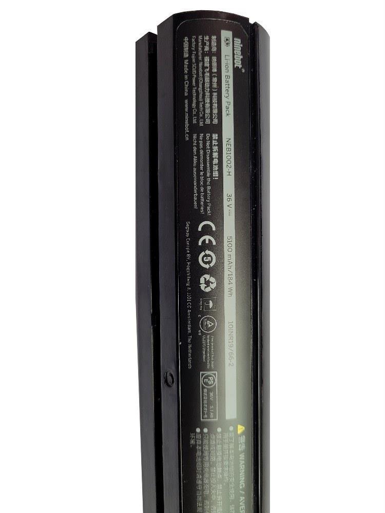 Ninebot by Segway - Genuine Internal Battery Pack 36V 5100mAh 5.1Ah 184Wh for ES1, ES2, ES4, E22, E22E (NEB1002-H 10INR19/66-2) Ninebot by Segway - Genuine Internal Battery Pack 36V 5100mAh 5.1Ah 184Wh for ES1, ES2, ES4, E22, E22E (NEB1002-H 10INR19/66-2) - Electric Maxx