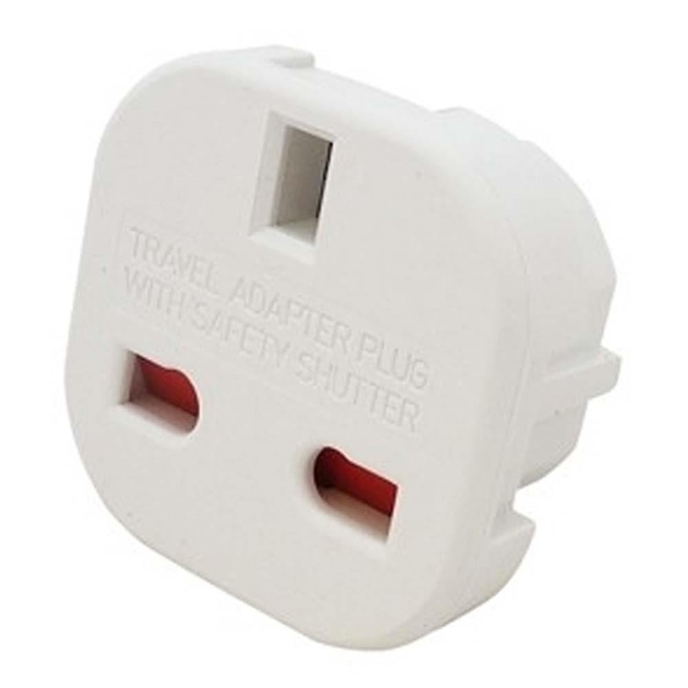UK to EU Plug Adaptor (Single) UK to EU Plug Adaptor (Single) - Electric Maxx