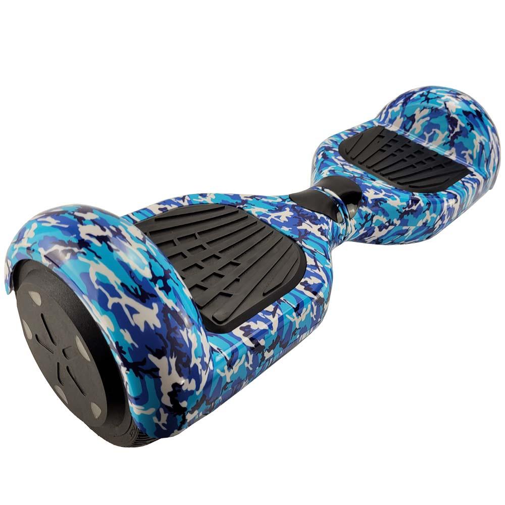 Hoverboard classique de 6,5 pouces en camouflage bleu 6.5