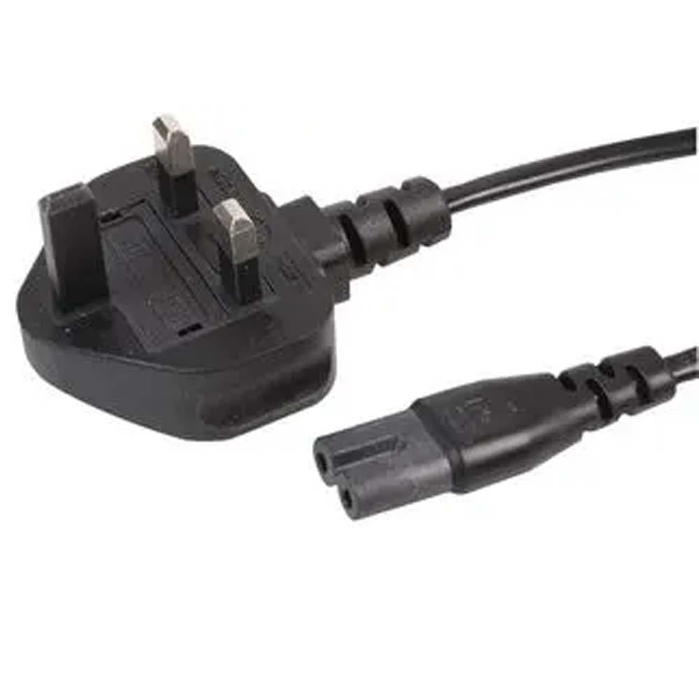 C7 (Figure 8) Mains Cable to Fused UK Plug (3A) - 1 Metre C7 (Figure 8) Mains Cable to Fused UK Plug (3A) - 1 Metre - Electric Maxx
