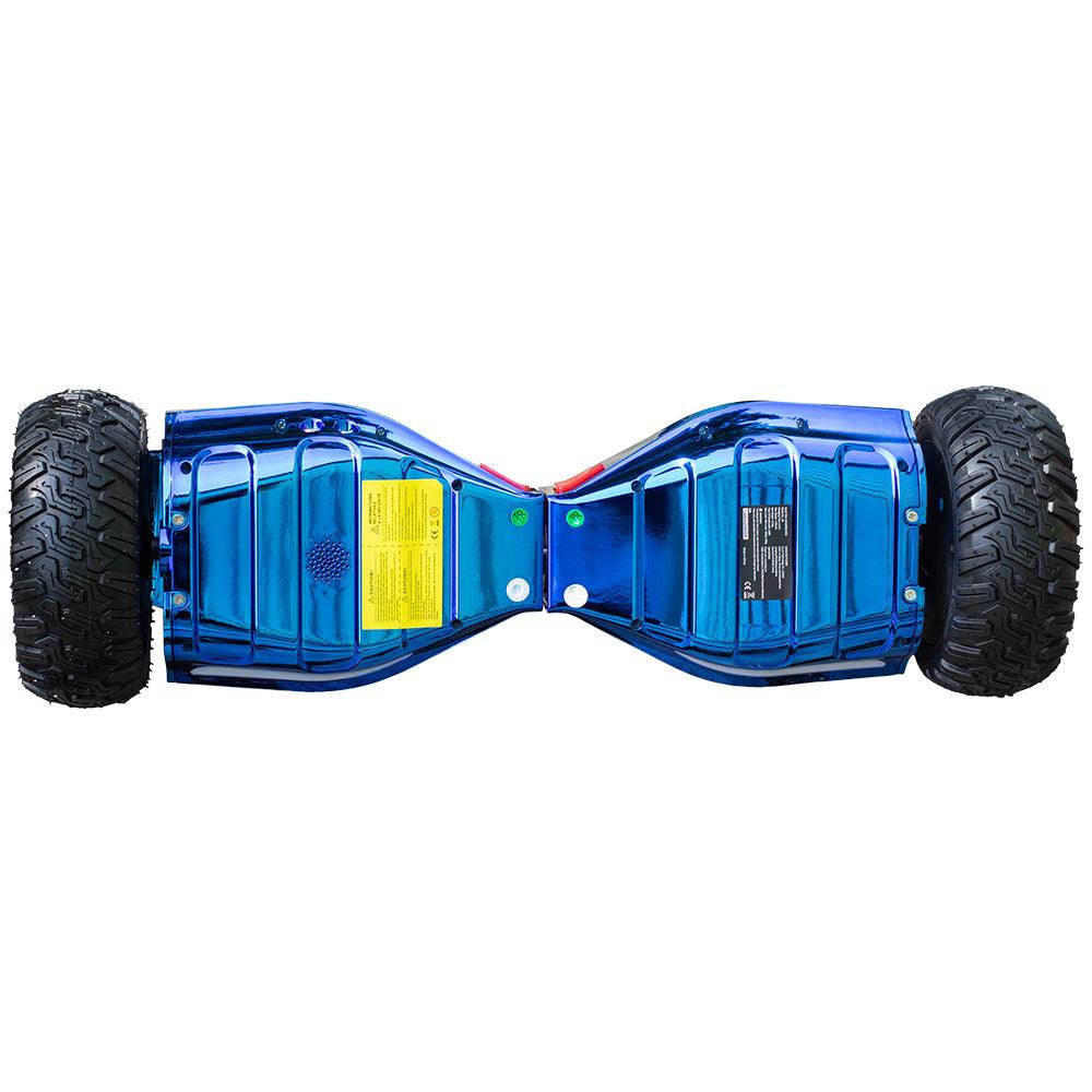 ALL TERRAIN BLUETOOTH 8.5″ HOVERBOARD SWEGWAY IN CHROME BLUE ALL TERRAIN BLUETOOTH 8.5″ HOVERBOARD SWEGWAY IN CHROME BLUE - Electric Maxx