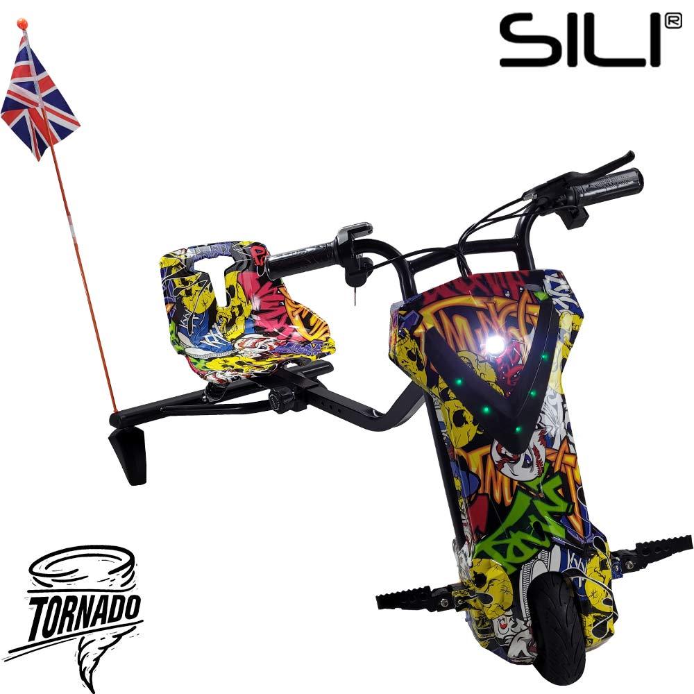 SILI Tornado – Electric 360 Drift Trike SILI Tornado – Electric 360 Drift Trike - Electric Maxx