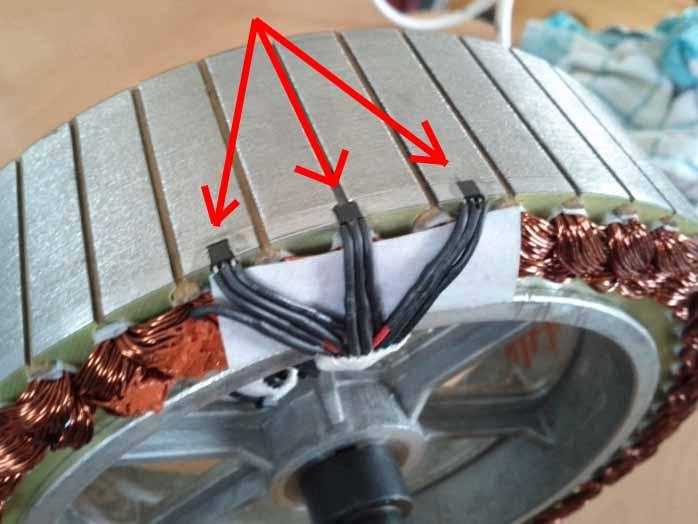 Hall Sensors to fit Electric Scooter, Hoverboard Motor - Pack of 3 Hall Sensors to fit Electric Scooter, Hoverboard Motor - Pack of 3 - Electric Maxx