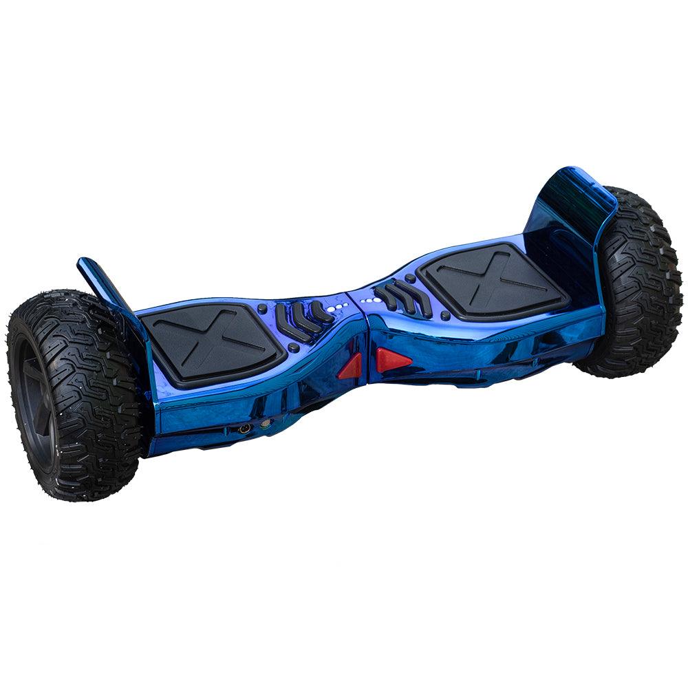 ALL TERRAIN BLUETOOTH 8.5″ HOVERBOARD SWEGWAY IN CHROME BLUE ALL TERRAIN BLUETOOTH 8.5″ HOVERBOARD SWEGWAY IN CHROME BLUE - Electric Maxx