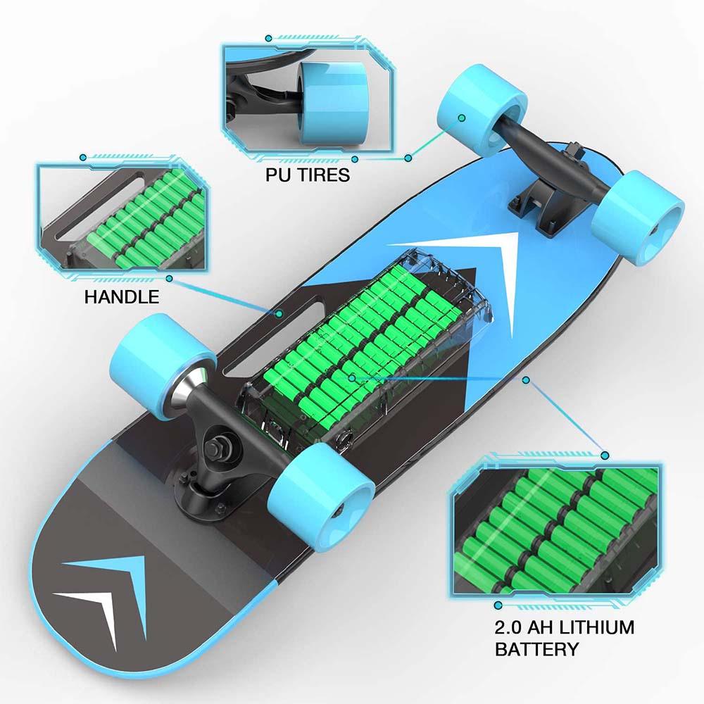 Childrens Electric Penny Board, 2Ah Battery, 150w - E-Skateboard with Remote Childrens Electric Penny Board, 2Ah Battery, 150w - E-Skateboard with Remote - Electric Maxx