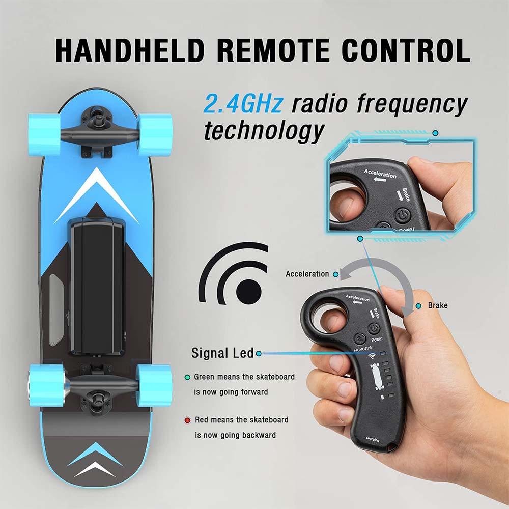 Childrens Electric Penny Board, 2Ah Battery, 150w - E-Skateboard with Remote Childrens Electric Penny Board, 2Ah Battery, 150w - E-Skateboard with Remote - Electric Maxx