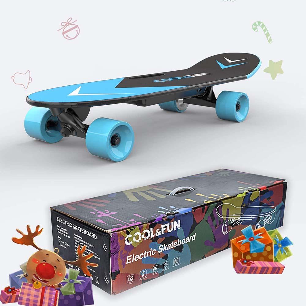 Childrens Electric Penny Board, 2Ah Battery, 150w - E-Skateboard with Remote Childrens Electric Penny Board, 2Ah Battery, 150w - E-Skateboard with Remote - Electric Maxx