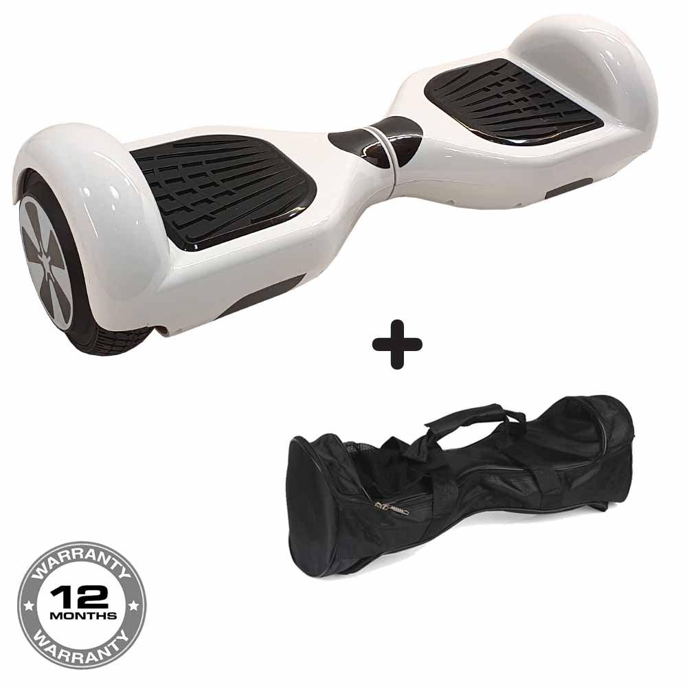 Classic Hoverboard in White + Free Bag! Classic Hoverboard in White + Free Bag! - Electric Maxx