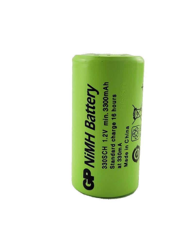 GP Sub C NiMH 1.2V 3300mAh (GP330SCH) Rechargeable Battery GP Sub C NiMH 1.2V 3300mAh (GP330SCH) Rechargeable Battery - Electric Maxx