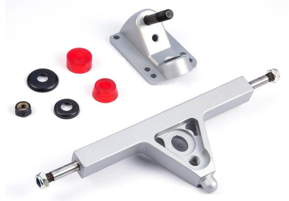 Maxfind 7 Inch Longboard Skateboard Trucks Pair - SILVER Maxfind 7 Inch Longboard Skateboard Trucks Pair - SILVER - Electric Maxx