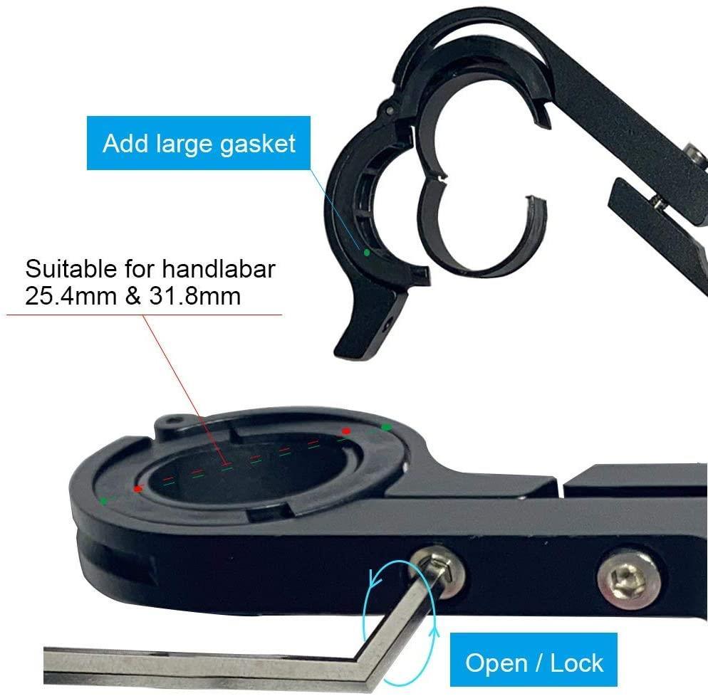 Universal Electric Scooter / Bicycle Handlebar Extension / Equipment Rail Accessory Universal Electric Scooter / Bicycle Handlebar Extension / Equipment Rail Accessory - Electric Maxx