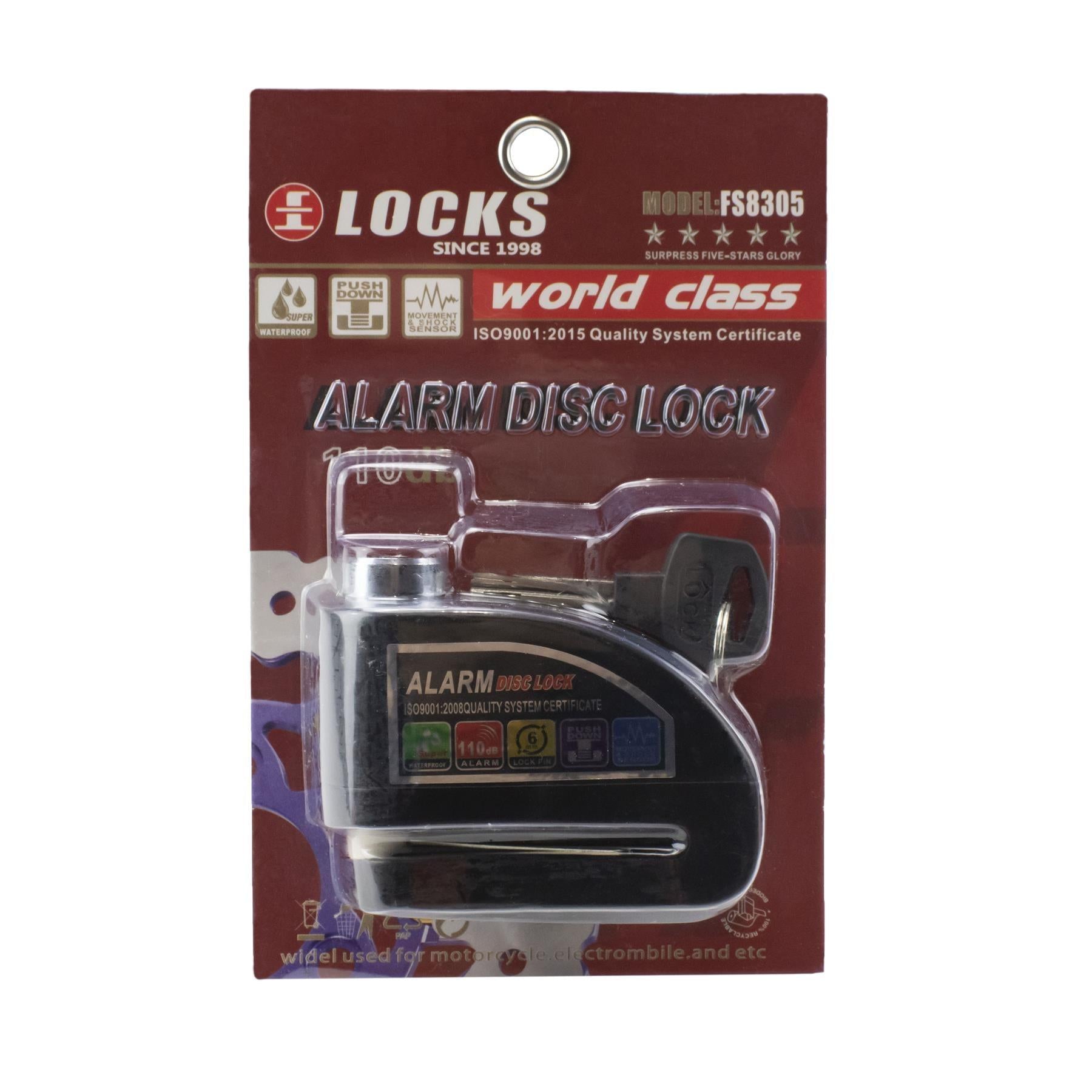 Electric Scooter & Bicycle Disc Lock with Alarm Electric Scooter & Bicycle Disc Lock with Alarm - Electric Maxx