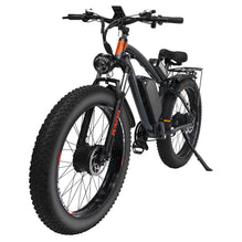 Vélo de montagne électrique GN88 pour adultes, double moteur 2000 W avec batterie 48 V 22 Ah, vélo à gros pneus 26 x 4" 