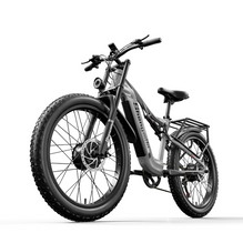 S600 E-Mountain Bike Dual Motor (2x1000W) 26Inch Fat Tyre Electric Bike 17.5Ah Battery with Removable Li-Ion Battery and 7 Speed Gear for Adults