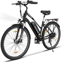 28" Electric Bike, EBike with 36V 15Ah Removable Battery, Smart DISPLAY, Pedal Assist, 7-Speed, City Bike with 250W motor, Suitable for men and women range up to 45-100km