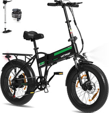 BK10SP 20X4" Foldable Electric Bike, 48V 13Ah Battery up to 55-120KM, 250W Motor, 7-Speed