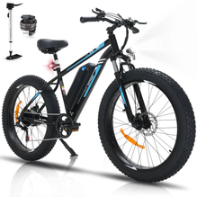 BK15 Electric Bike 26" x 4.0 Fat Tyre Carbon Steel Bike 15Ah Samsung Battery 7 Speed