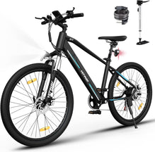 BK7S Electric Bike for Adults, 26" Ebike with 250W Motor, Electric Bicycle with 36V 12AH Battery, City Commuter,7-Speed Mountain Bike 35-90km