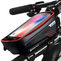 W.Proof Phone Bag Touch Screen up to 6.5 inches, Storage for Electric Scooter and Bicycle Accessory - Electric Maxx